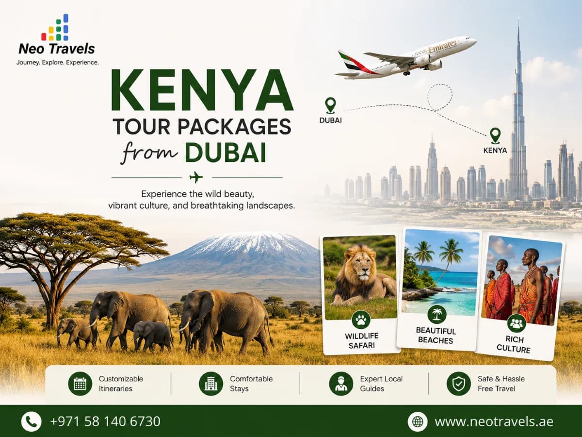 Kenya Tour Packages from Dubai for Multi-Destination Safari Adventures