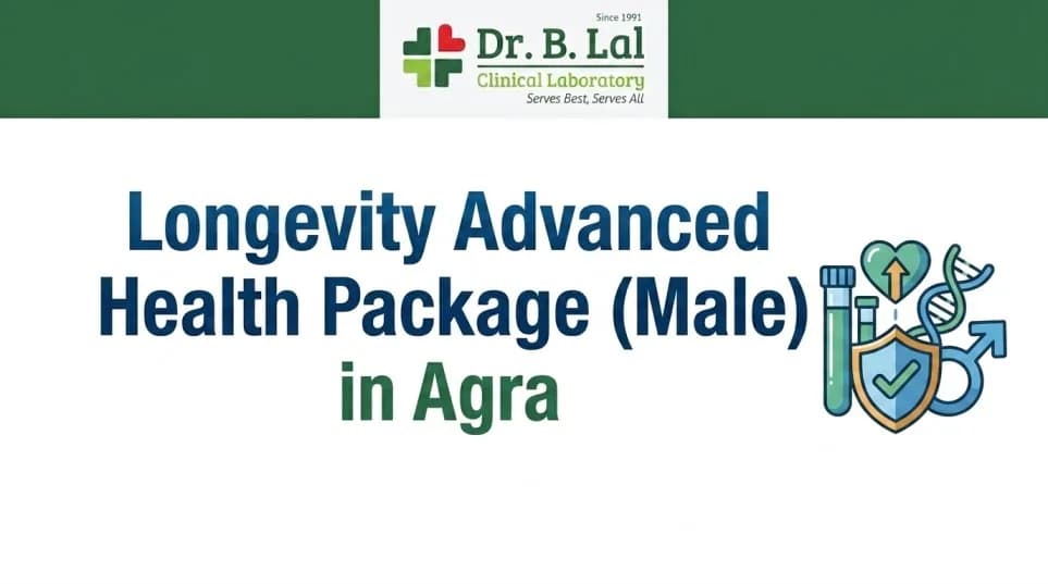 Longevity Package for Men with High-Stress Lifestyles | Cortisol & Cardiac Markers | Agra