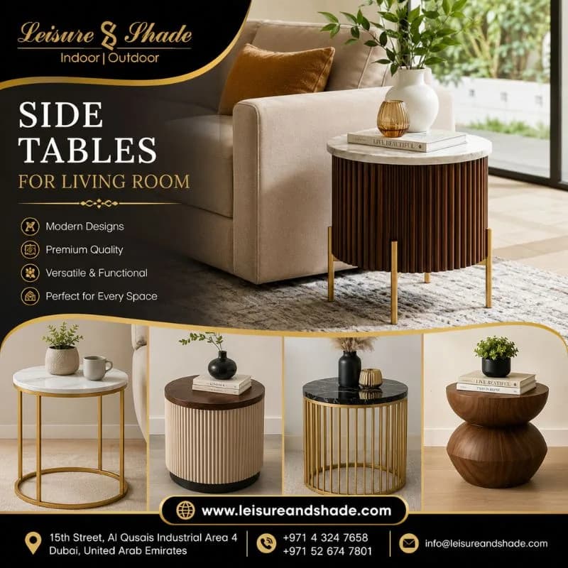 Premium Side Tables for Living Room with Modern Designs