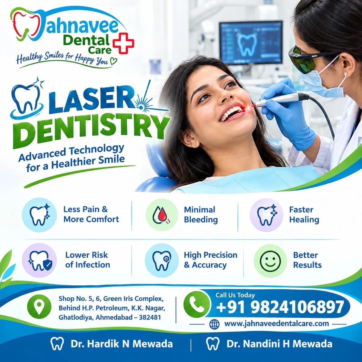 Laser Dentistry in Ahmadabad | Dental Care | Dr. Nandini 