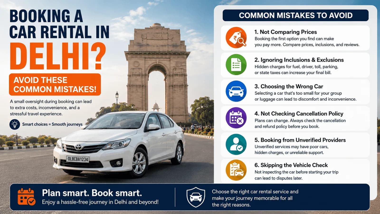 Delhi Car Rental Mistakes to Avoid