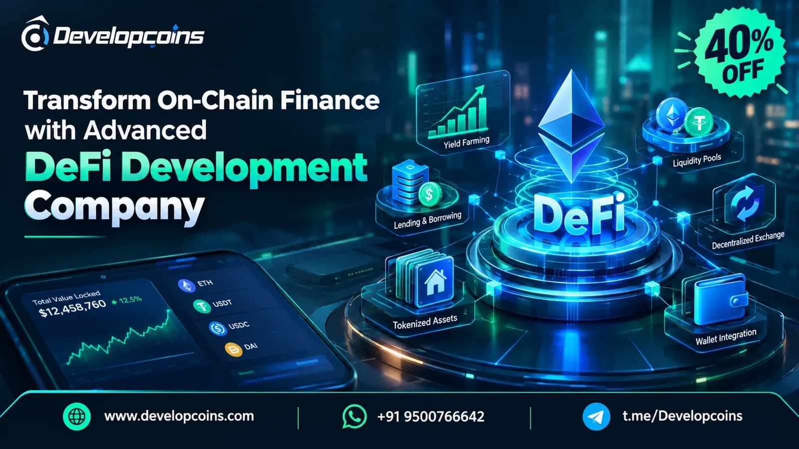 Transform On-Chain Finance with a DeFi Development Company