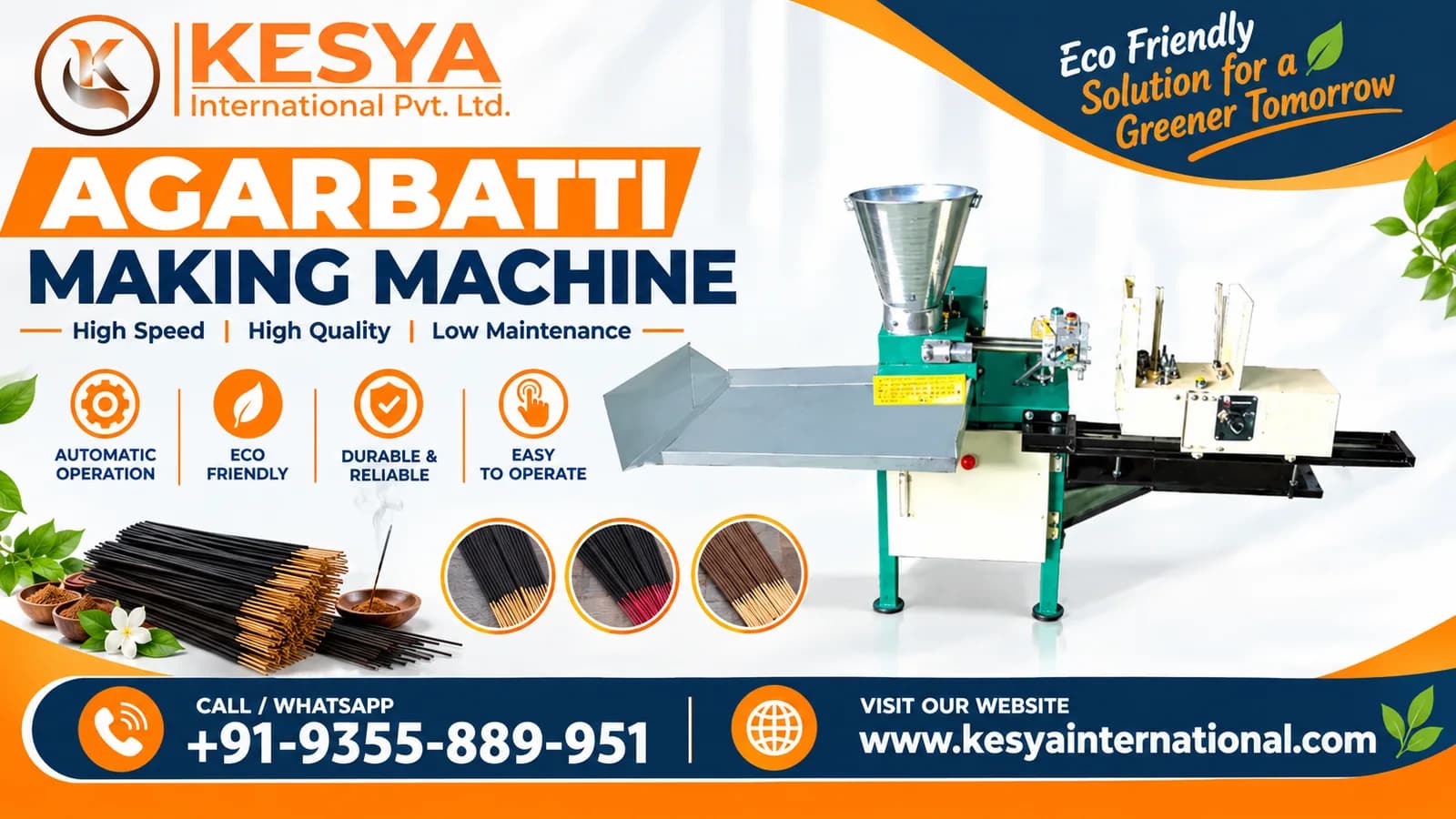 agarbatti making machine | kesya international