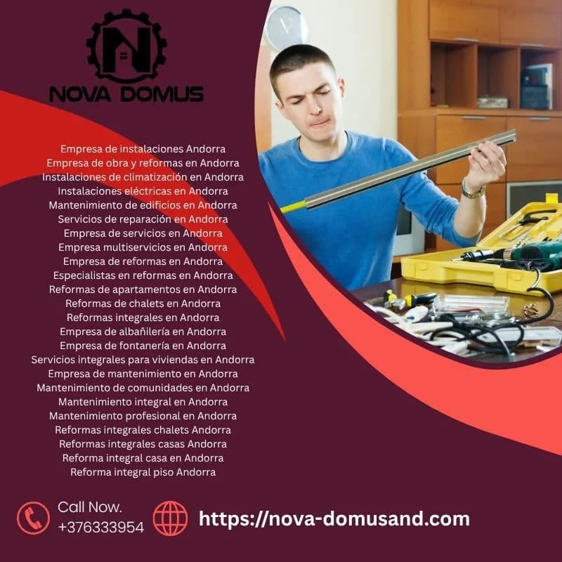 Rehabilitación fachadas Andorra: Soluciones profesionales con Nova Domusand