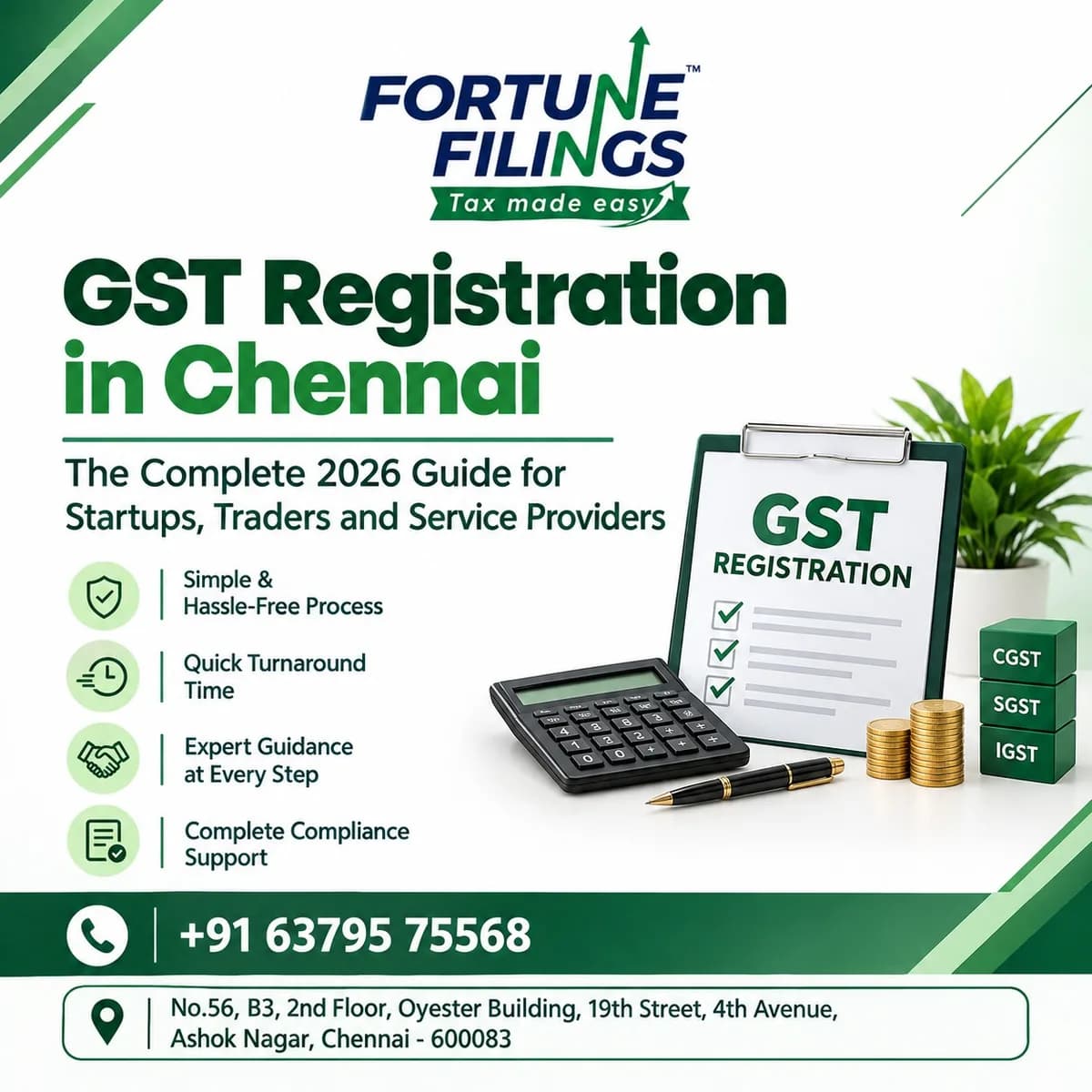 GST Registration in Chennai: The Complete 2026 Guide for Startups, Traders and Service Providers