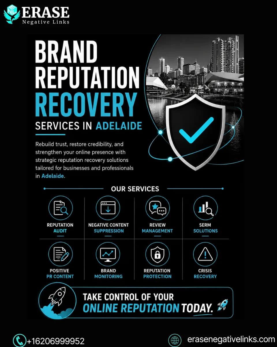 Restore Your Online Reputation in Adelaide with Erase Negative Links