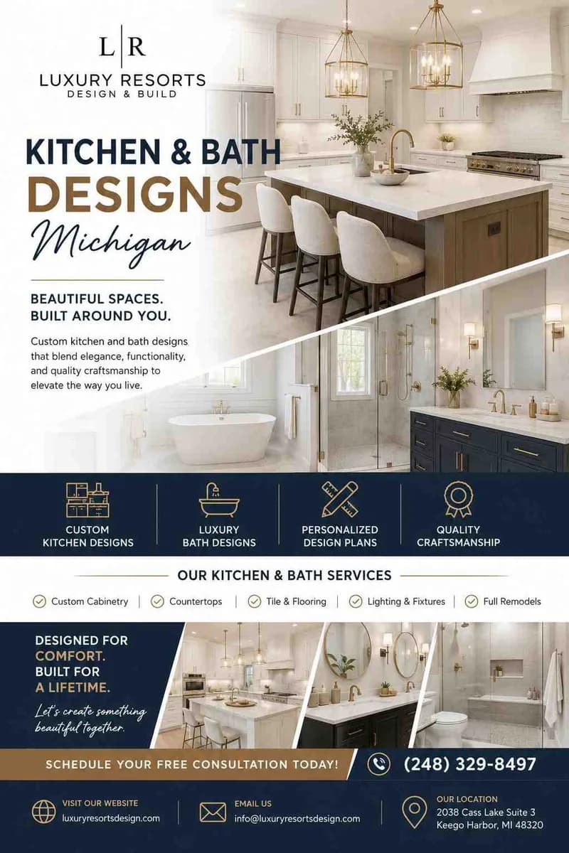 Elevate Your Everyday Living With Custom Kitchen & Bath Design 