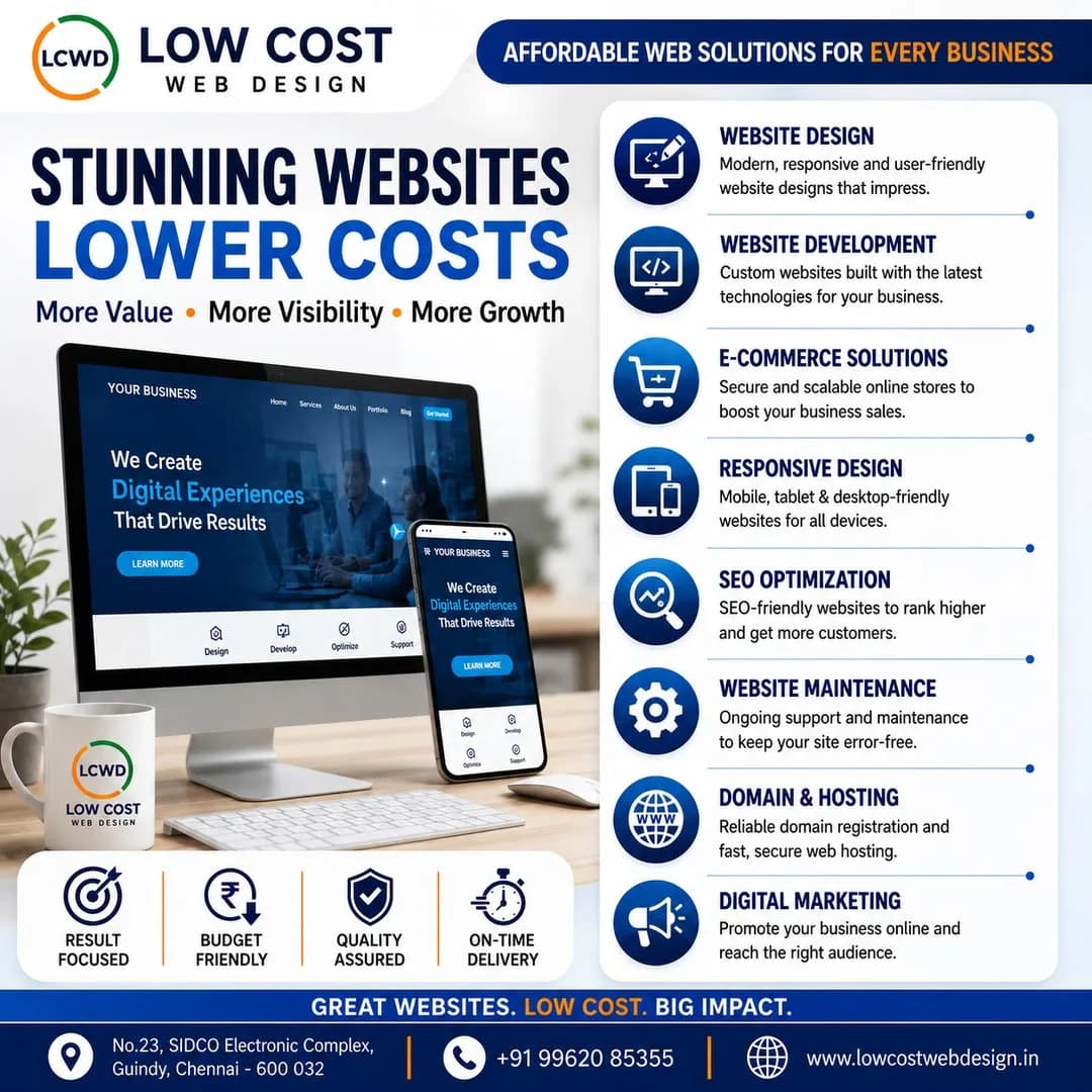 Web Development Company in Chennai | LCWD