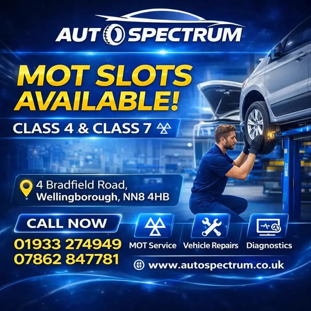 Affordable MOT Wellingborough