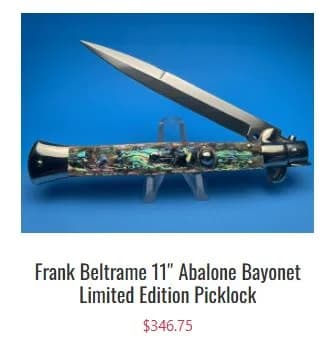 Authentic Italian Frank Beltrame Switchblade for Sale