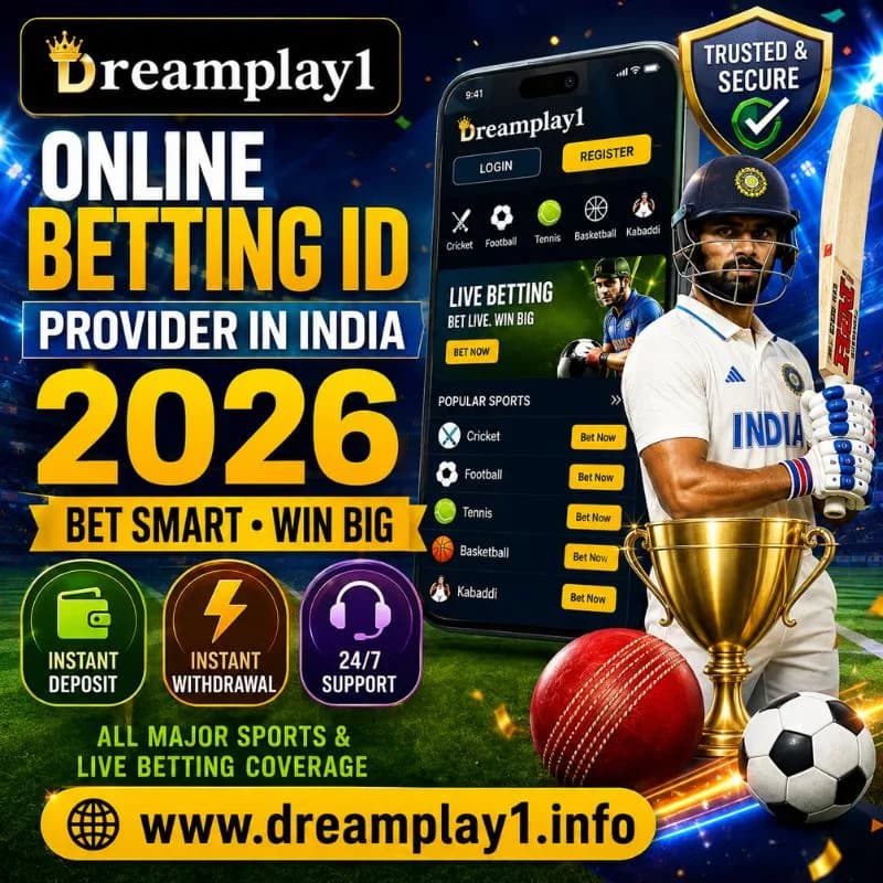 Discover Online Betting ID Provider In India 2026 – Dreamplay1