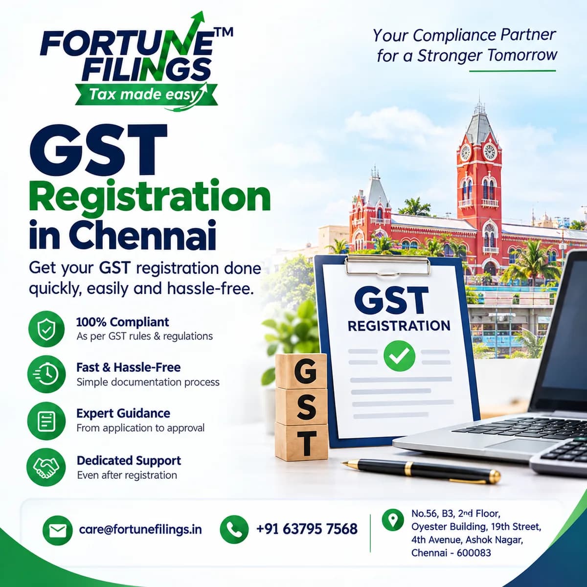 Starting a Business in Chennai? Here’s What to Know About GST Registration