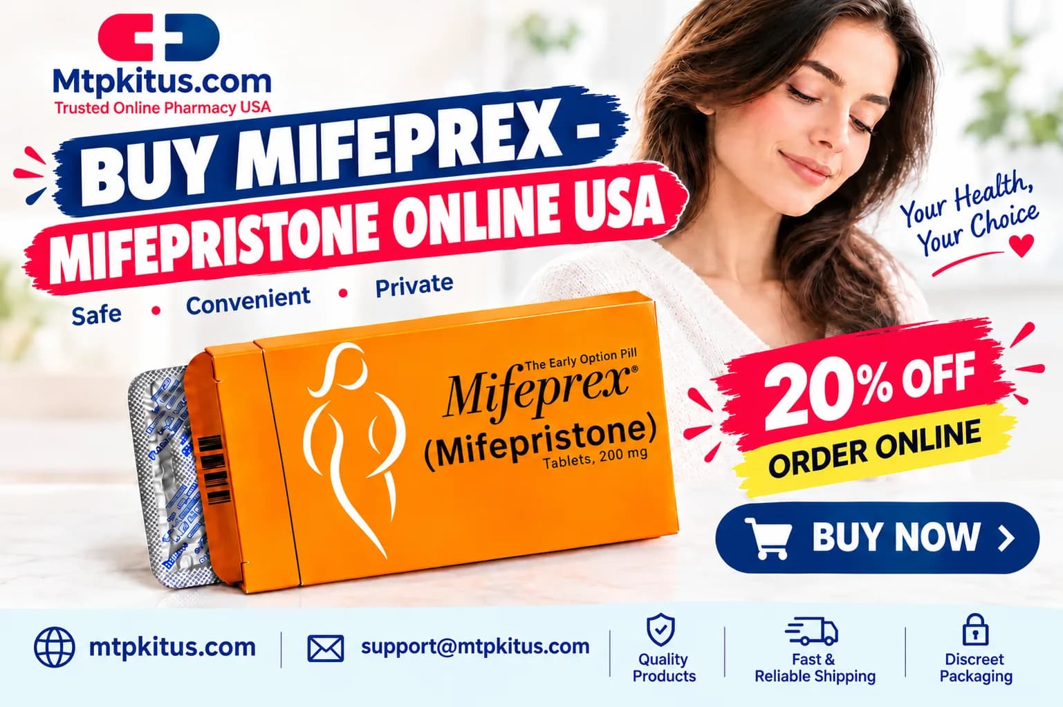 Buy Mifeprex - mifepristone online USA 