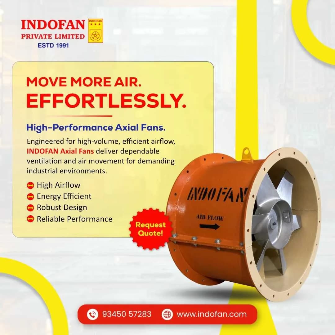 Industrial Axial Fans Manufacturers Engineered for Powerful Airflow