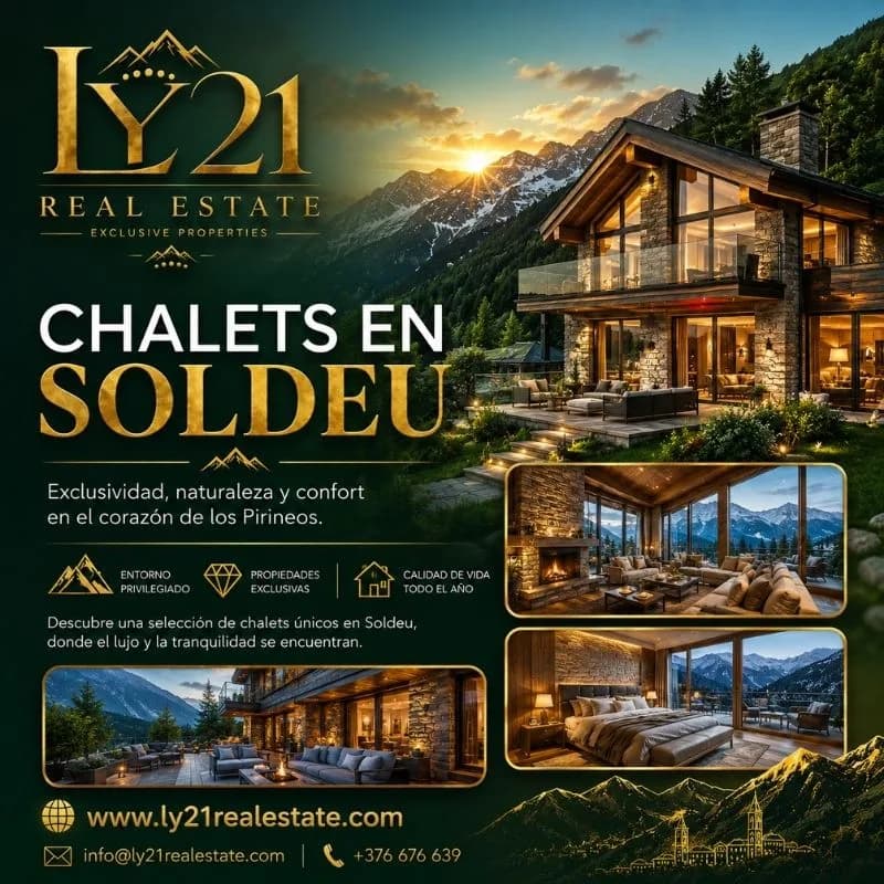 Invierte en Chalets en Soldeu con LY21 Real Estate