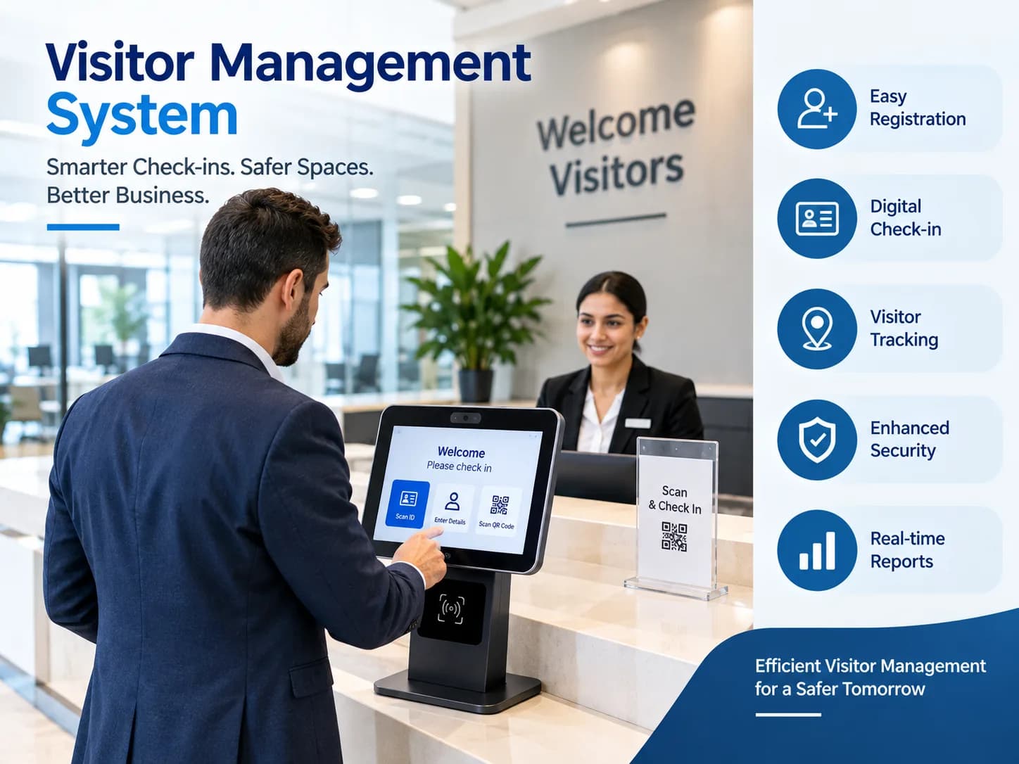 Automated Visitor Management System Oman for Modern Offices