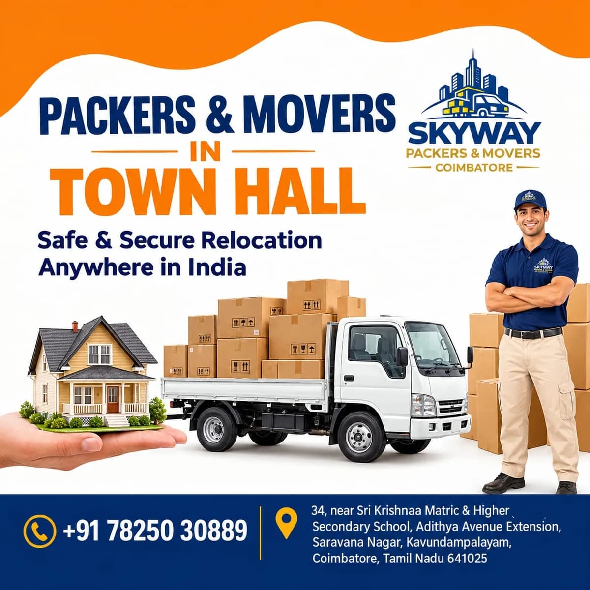 Packers and Movers in Town Hall, Coimbatore: Your Complete Guide to a Stress-Free Move