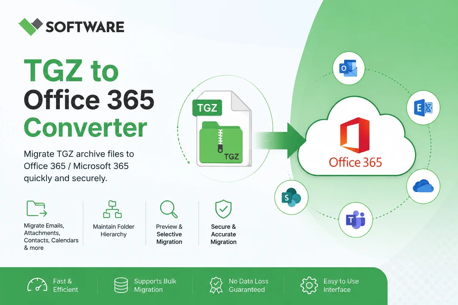 TGZ to Office 365 Converter