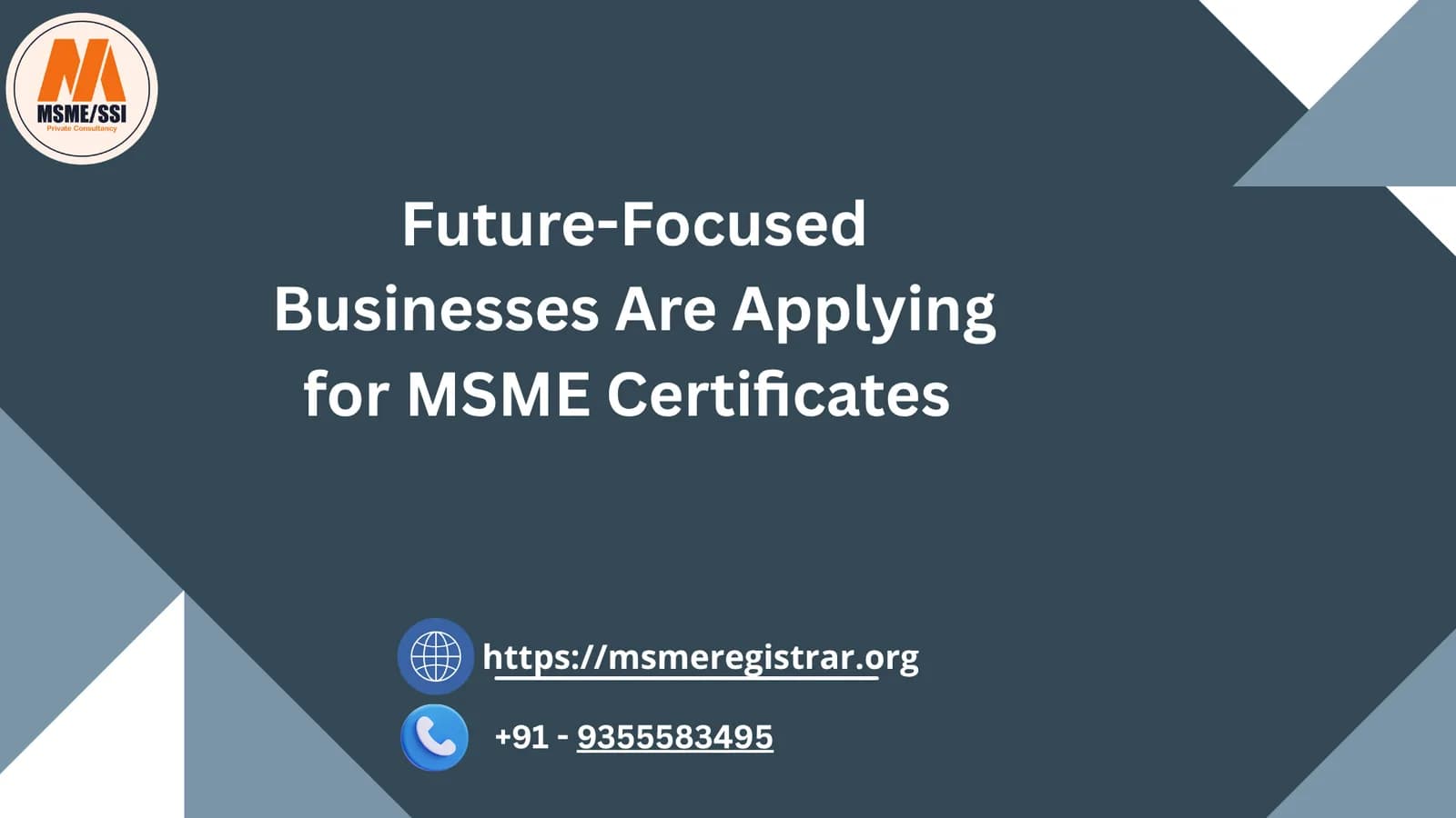 Future-Focused Businesses Are Applying for MSME Certificates 