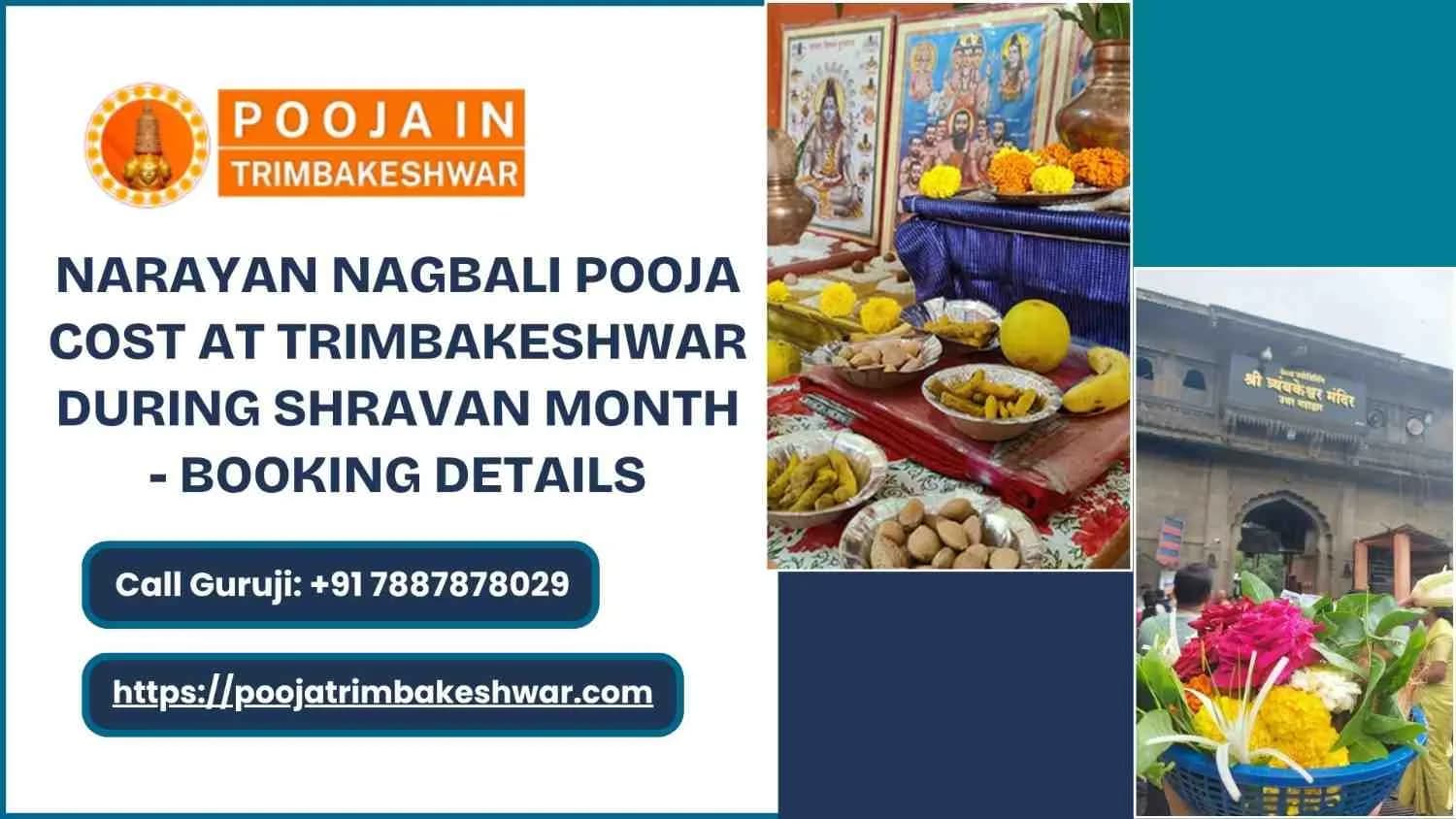 Narayan Nagbali Pooja Cost At Trimbakeshwar During Shravan Month - Booking Details				