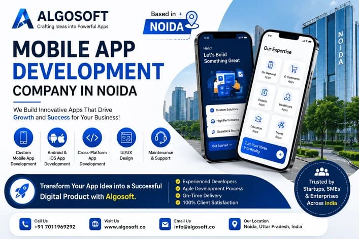 Best Mobile App Development Company in Noida | Algosoft