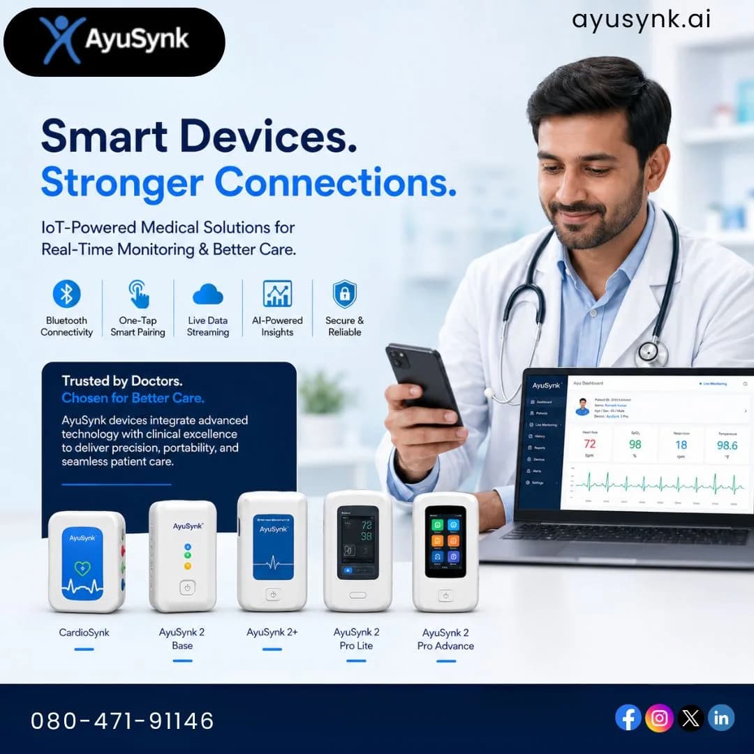 Wireless Stethoscope Price in India – AyuSynk AI-Powered Devices
