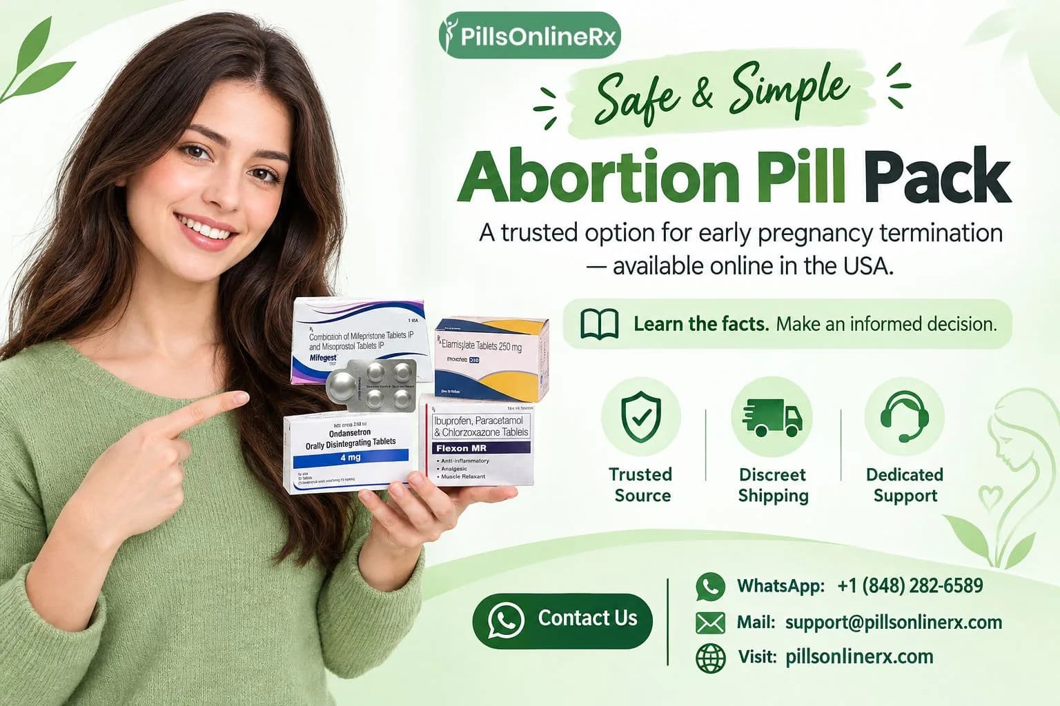 Get Abortion Pill Pack for Early Abortion