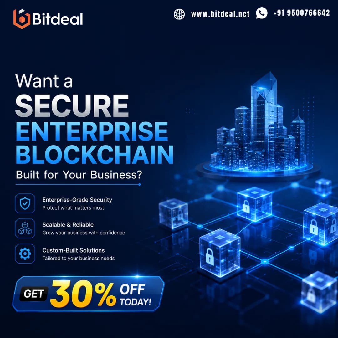 Want a Secure Enterprise Blockchain Built for Your Business? Get 30% OFF Today 