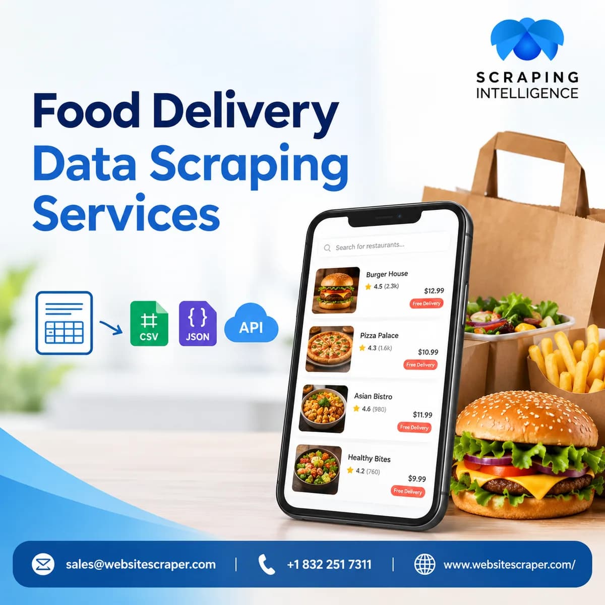 Food Delivery App Data Scraping Services