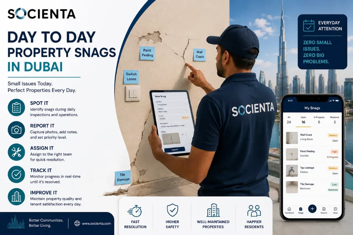 Improve Maintenance With Day to Day Property Snags in Dubai