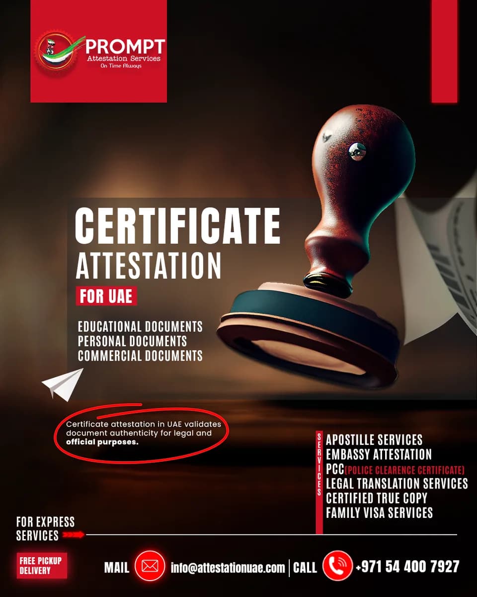 Fast & Trusted Certificate Attestation Services in Dubai