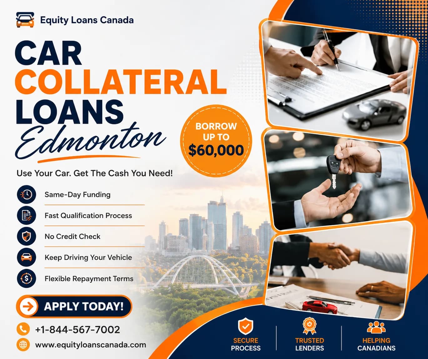 Flexible Car Collateral Loans Edmonton