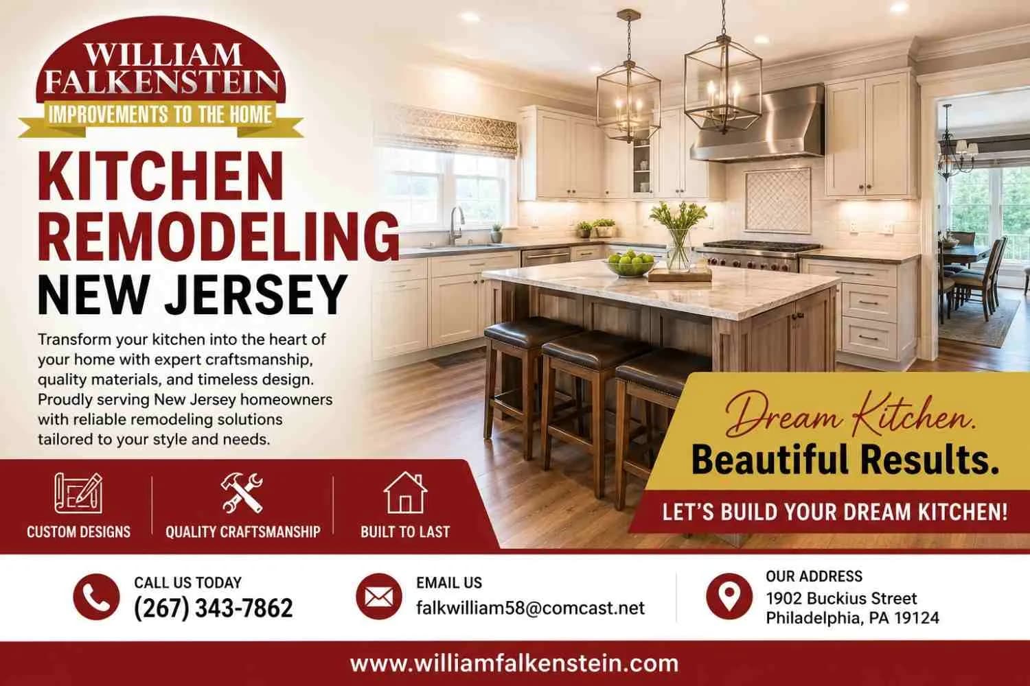 Custom Kitchen Remodeling That Matches Your New Jersey Lifestyle 