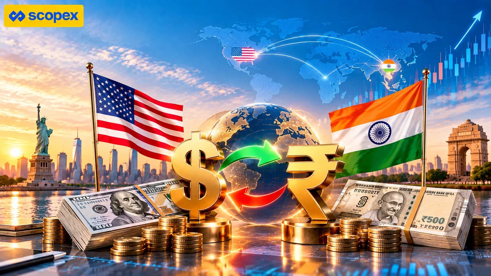US Dollar Against Indian Rupee: USD to INR Rate and Trends