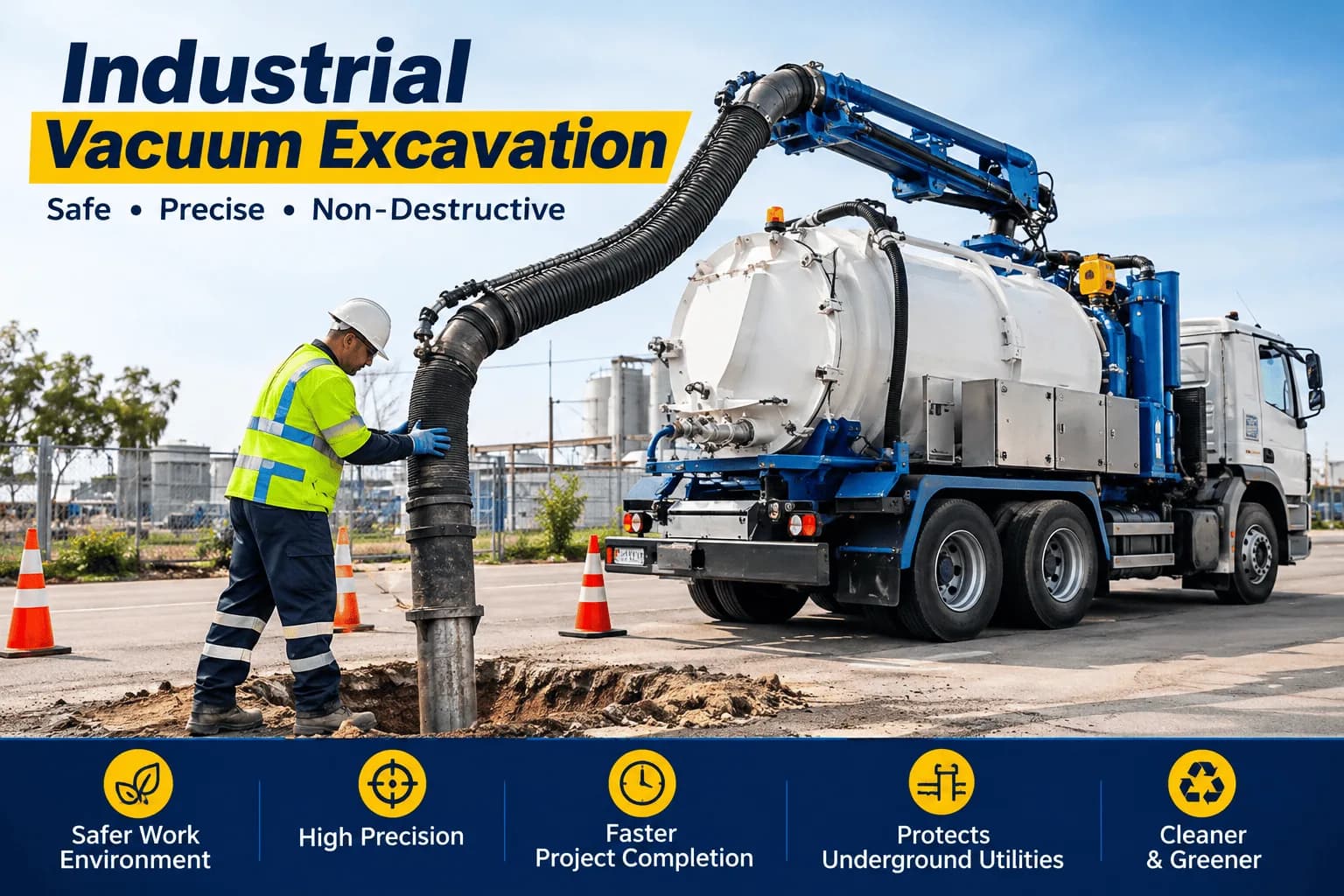Industrial Vacuum Excavation in Adelaide - DigSafeSA