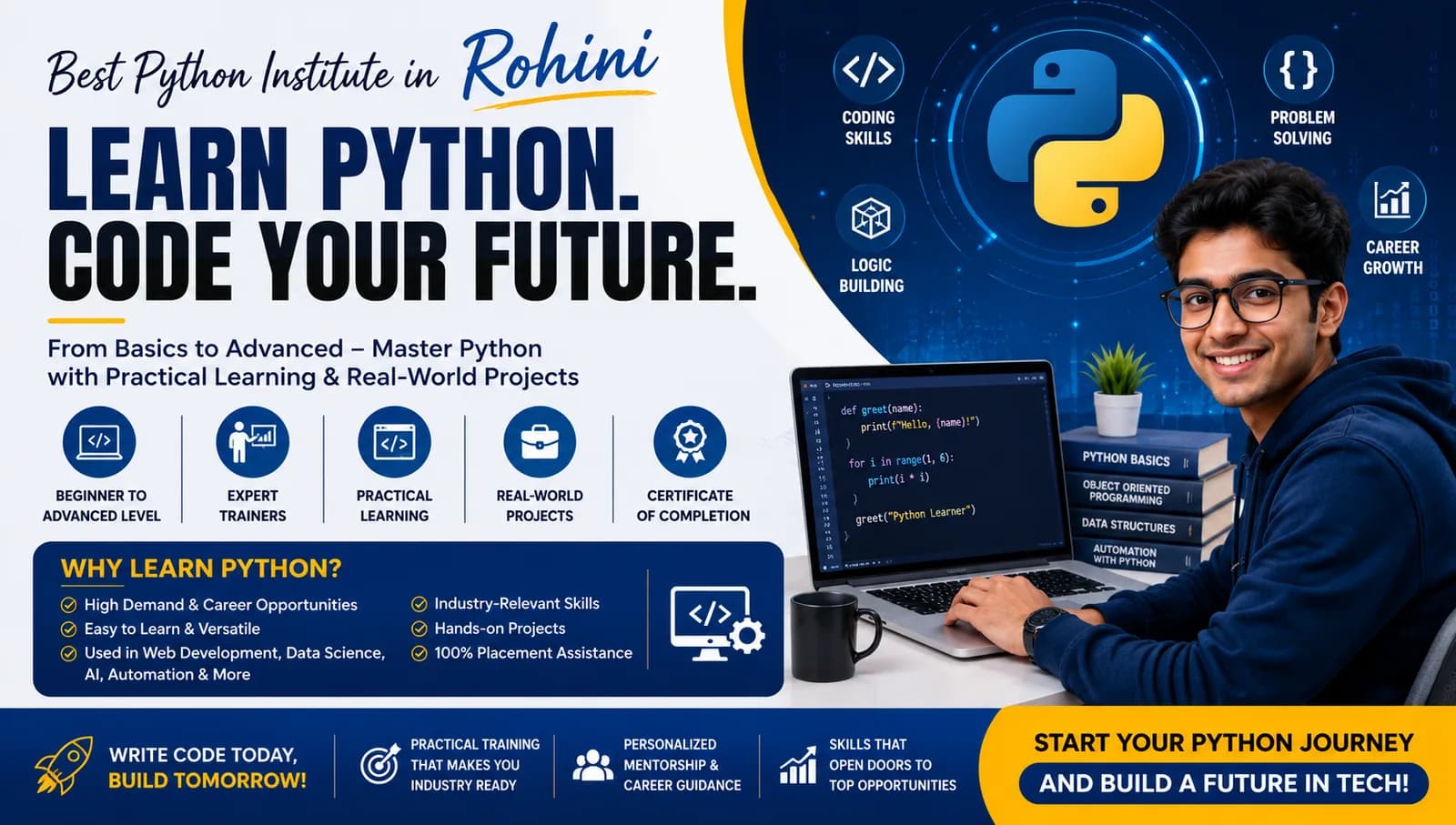 Code Your Ambition: Learn Python, Build Skills, Shape Your Future