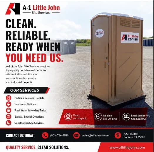 Deluxe Flushable Toilets | Portable Restroom Trailer Rental