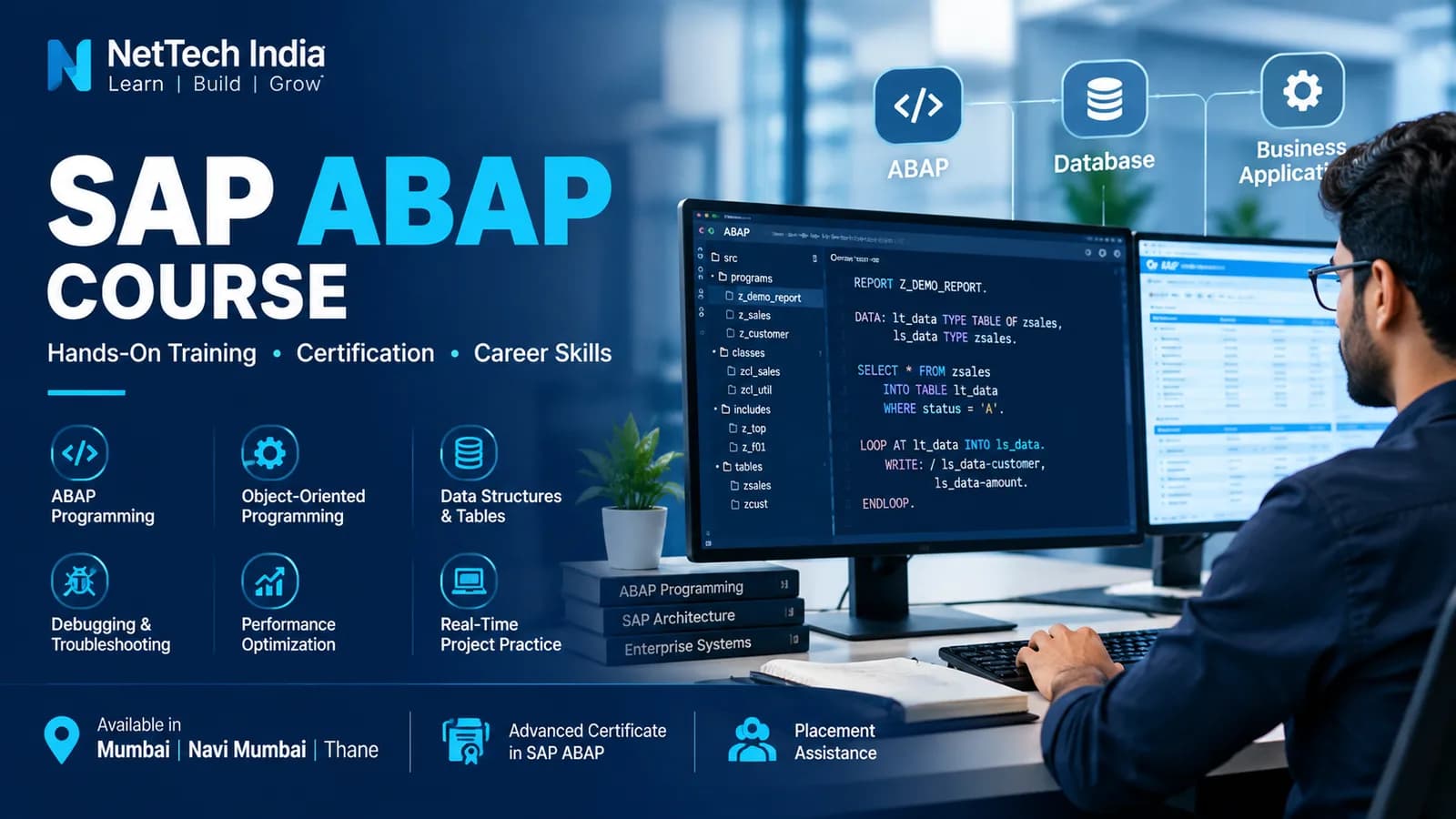 Learn SAP ABAP Course in Mumbai | Get Certified – Enroll Now