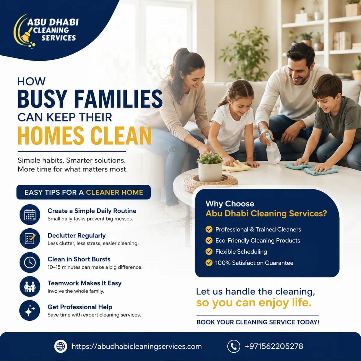 How Busy Families Can Keep Their Homes Clean