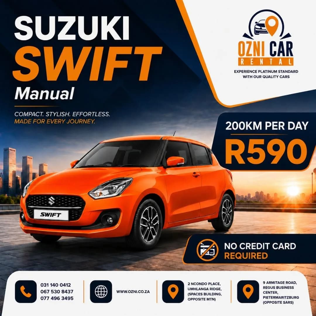 Durban Umhlanga Car Rental – Affordable, Reliable, and Flexible Vehicle Hire