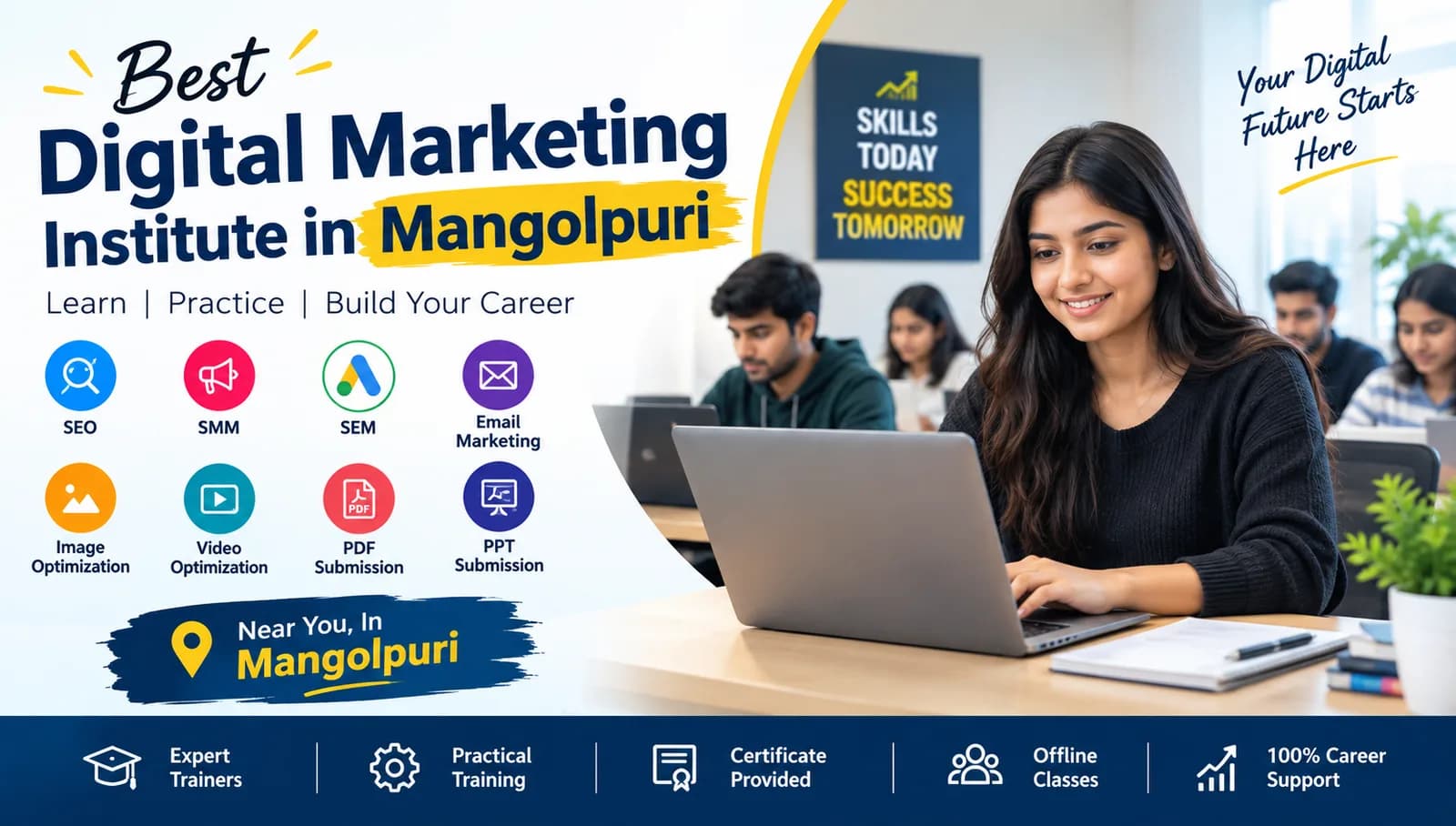 Best Digital Marketing Institute in Mangolpuri – Build Your Digital Career with DICS Innovatives
