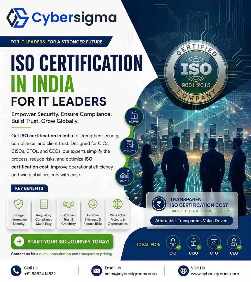 ISO Certification in India for IT Leaders
