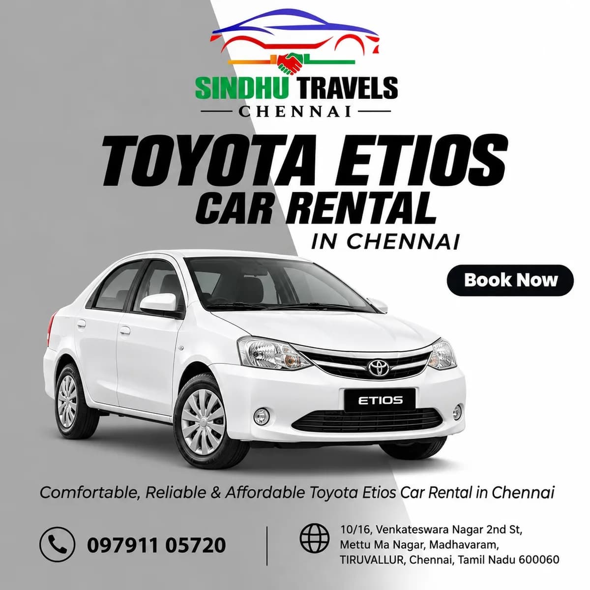 Toyota Etios Car Rental in Chennai: A Complete Guide to Comfortable, Budget-Friendly Travel