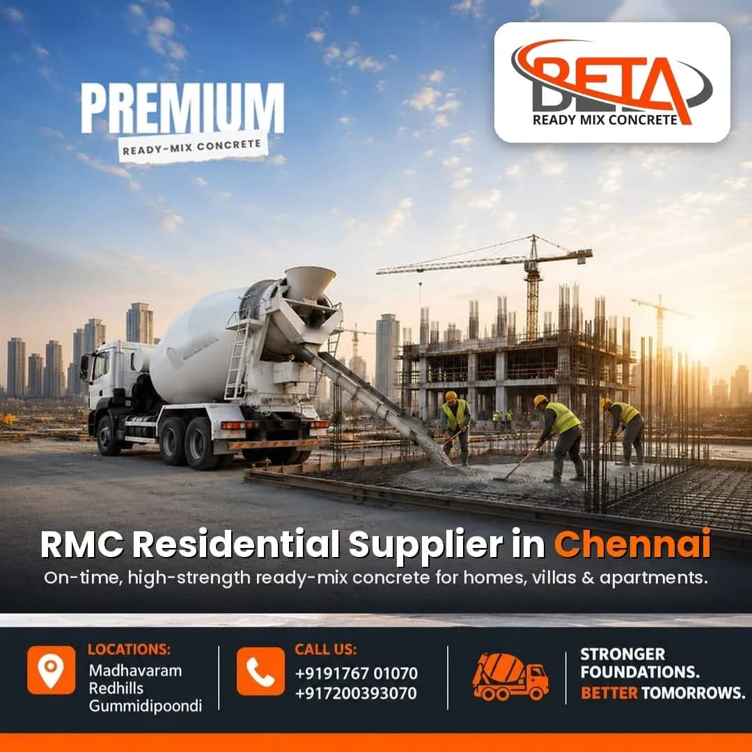 Readymix Concrete in Chennai: A Complete Guide for Residential and Commercial Construction