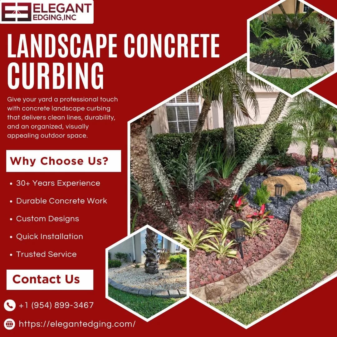 Landscaping Concrete Edging In Vero Beach, FL