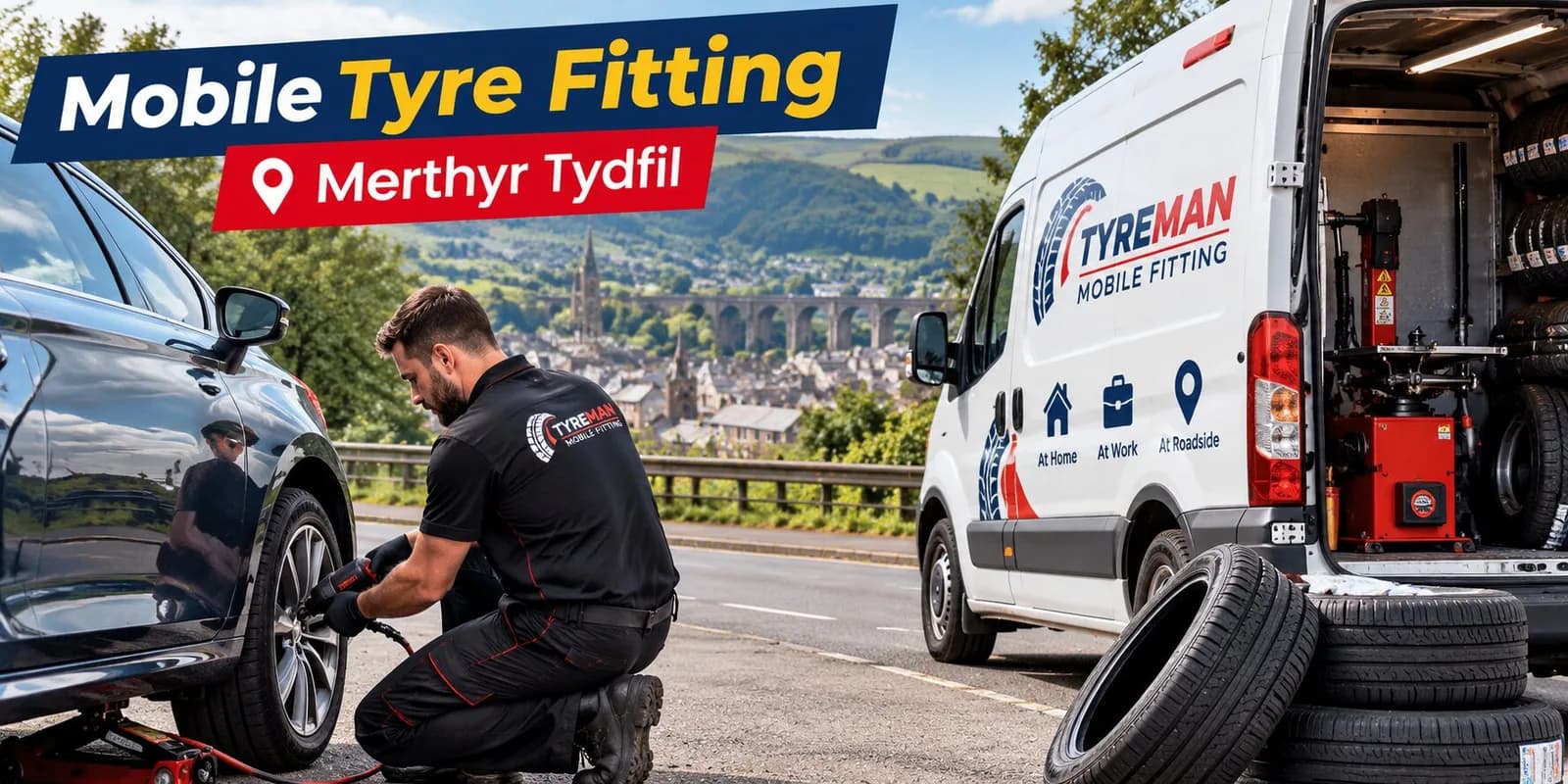 Affordable Mobile Tyre Fitting in Merthyr Tydfil