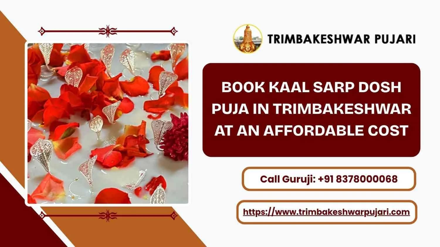 Book Kaal Sarp Dosh Puja In Trimbakeshwar At An Affordable Cost			