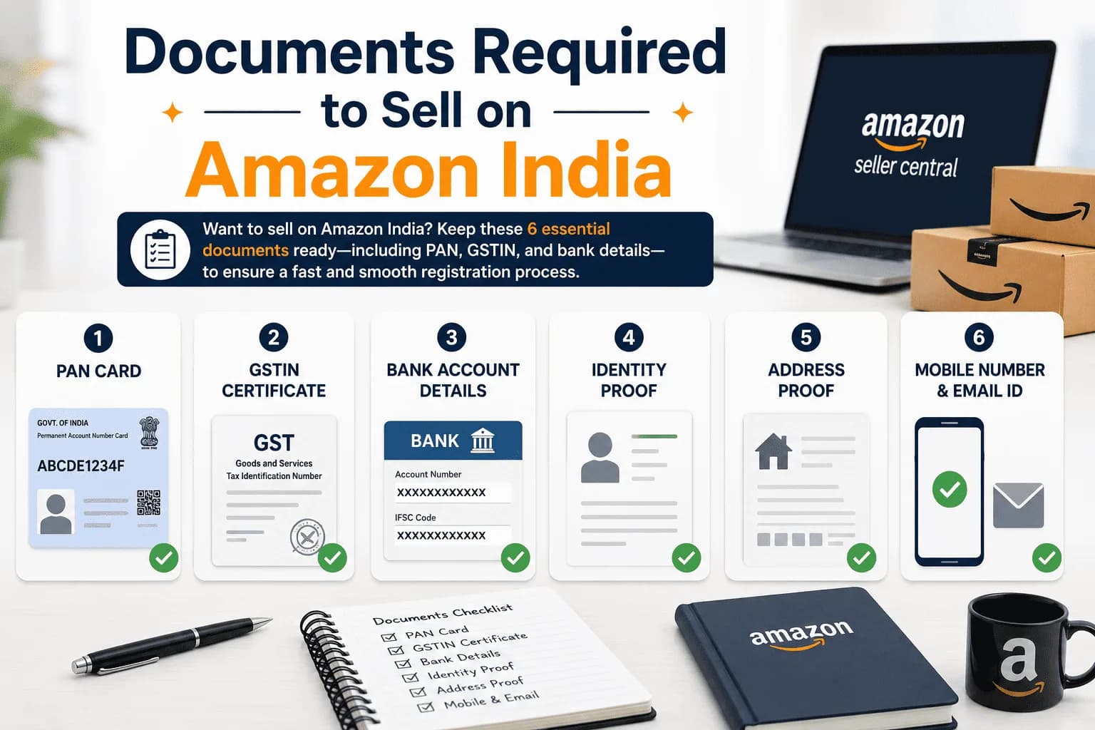 Documents Required to Sell on Amazon India