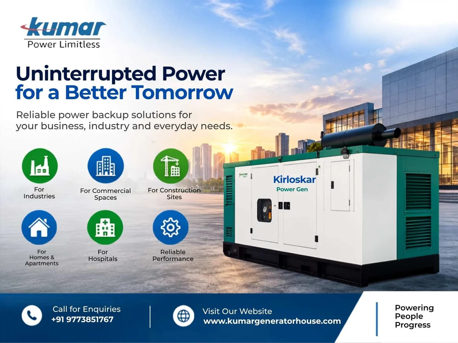 Why Power Backup Generators Are Essential for Reliable Electricity