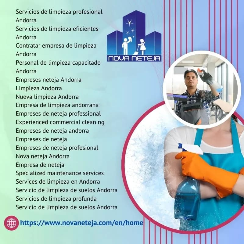 Servicios de empresa neteja Andorra | Nova Neteja